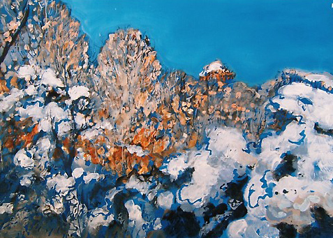 Snow 60cm x 40cm